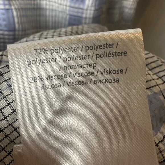 REMAIN Birger Christensen Lea Dress Blue Plaid - Picture 8 of 8